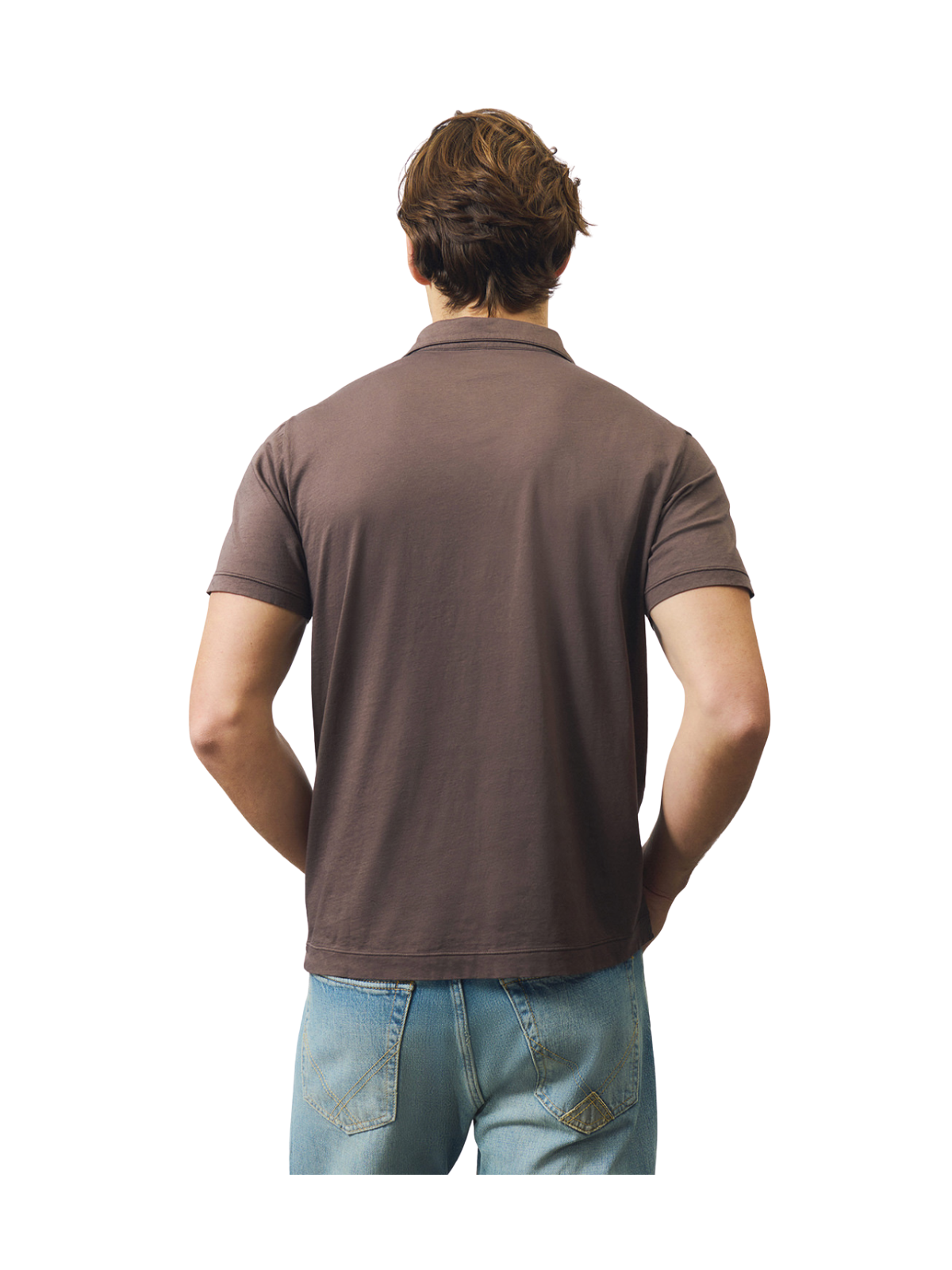 Supima jersey polo shirt