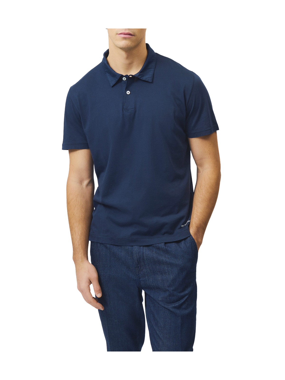 Supima jersey polo shirt