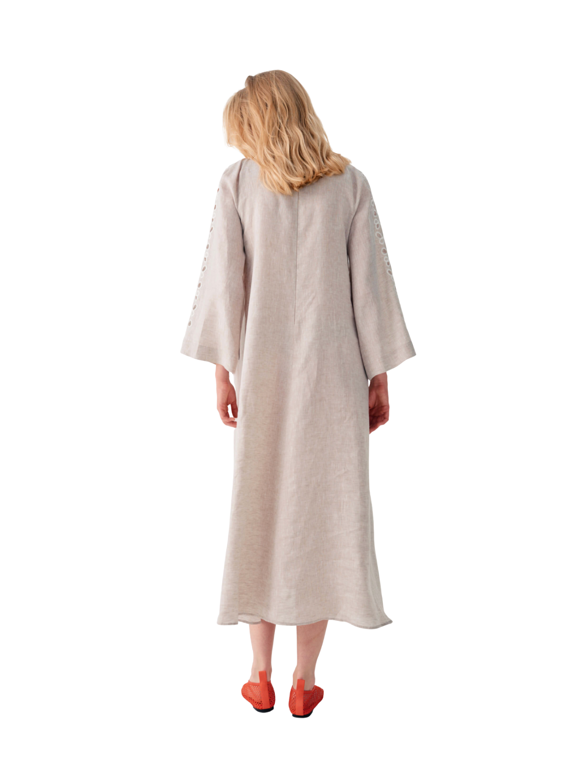 Abito in lino con ricami