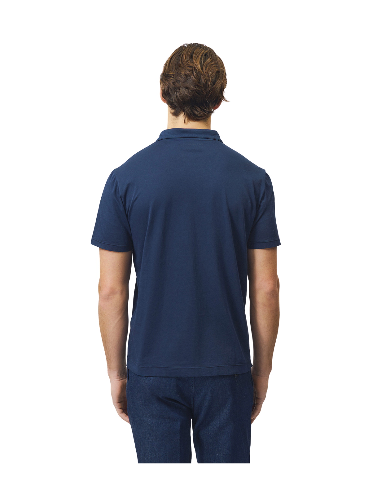 Supima jersey polo shirt