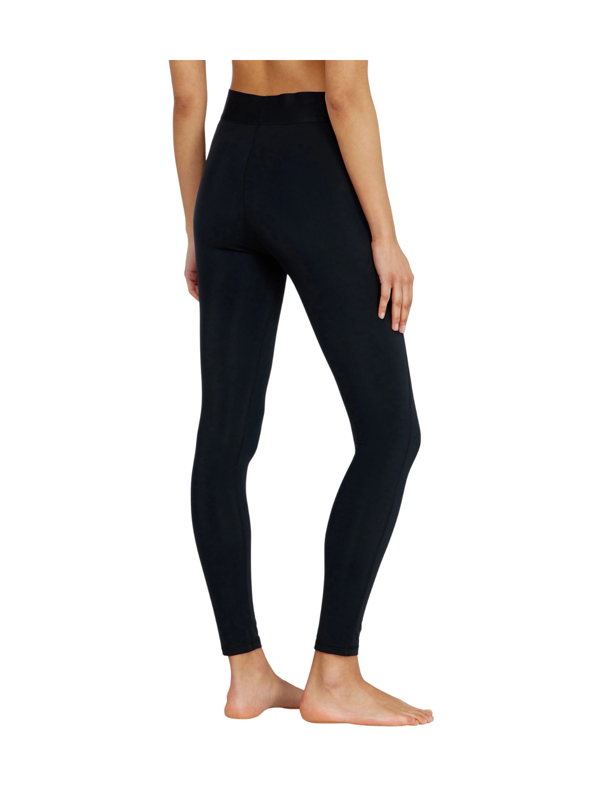 ADELINE-D-POP LEGGINGS IN MICROFIBRA CON LOGO TAGLIATO