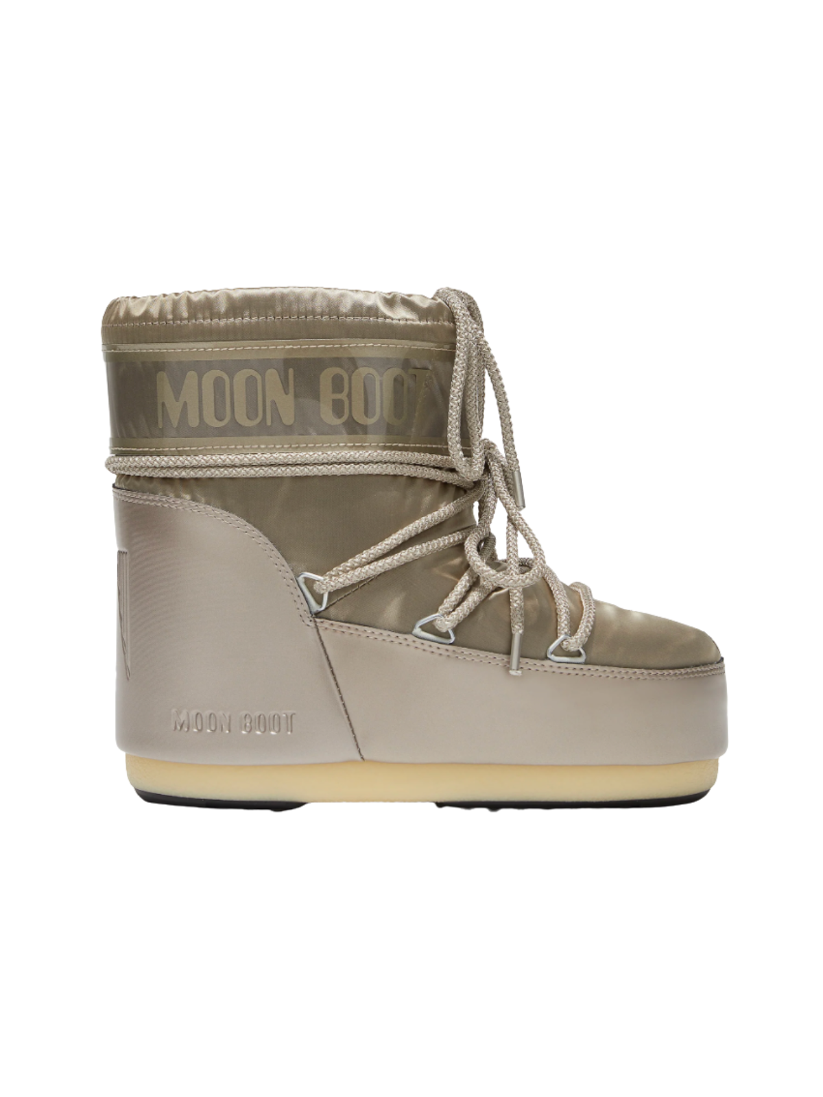 STIVALE ICON LOW GLANCE PLATINO IN RASO