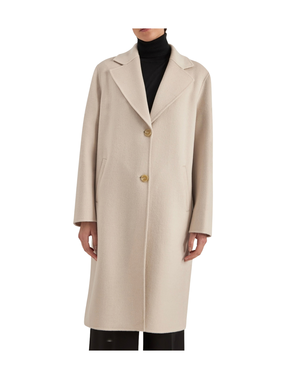 SINGLE-BREASTED OVERSIZED COAT