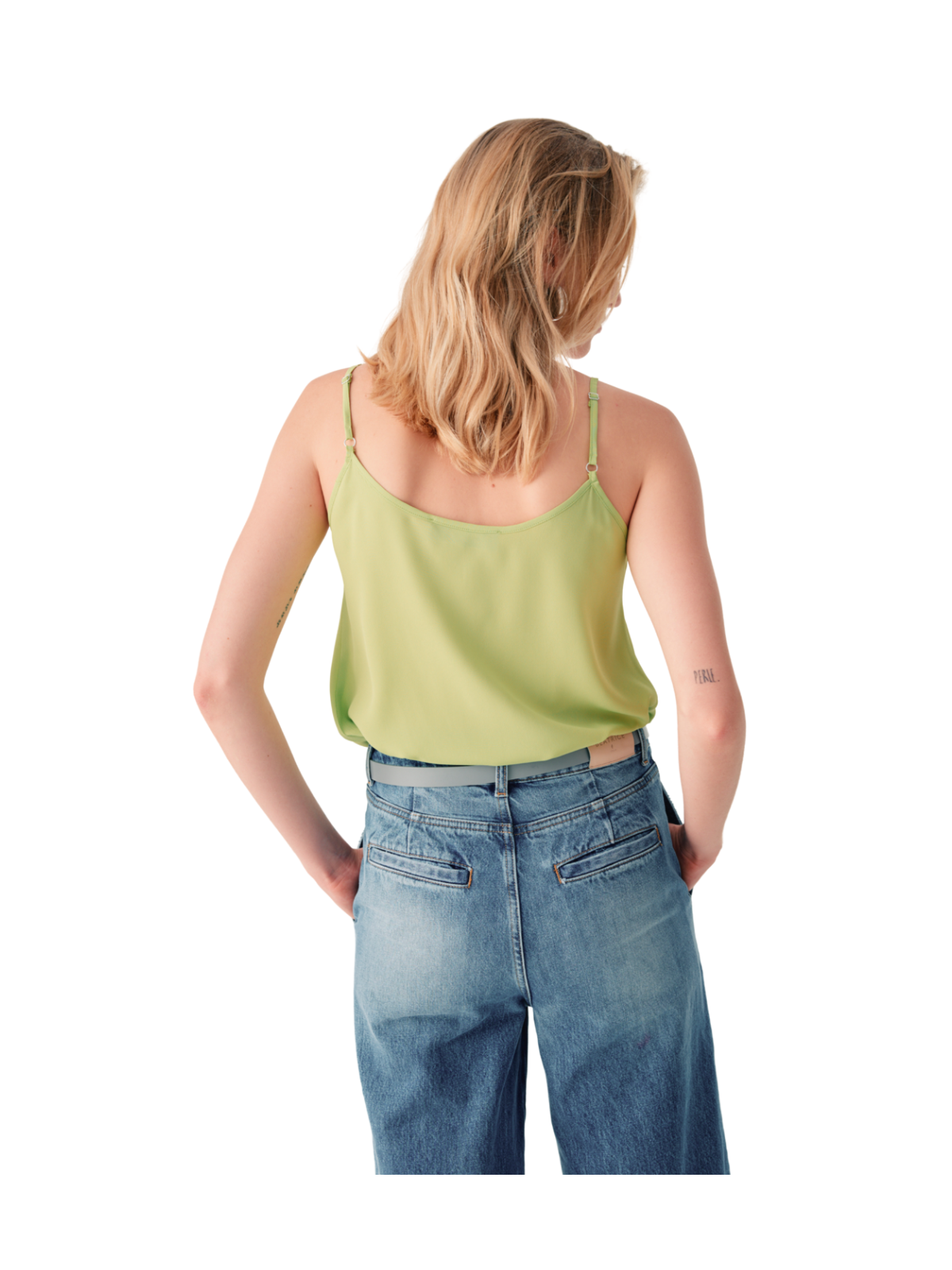 Top con dettagli in pizzo ricamati