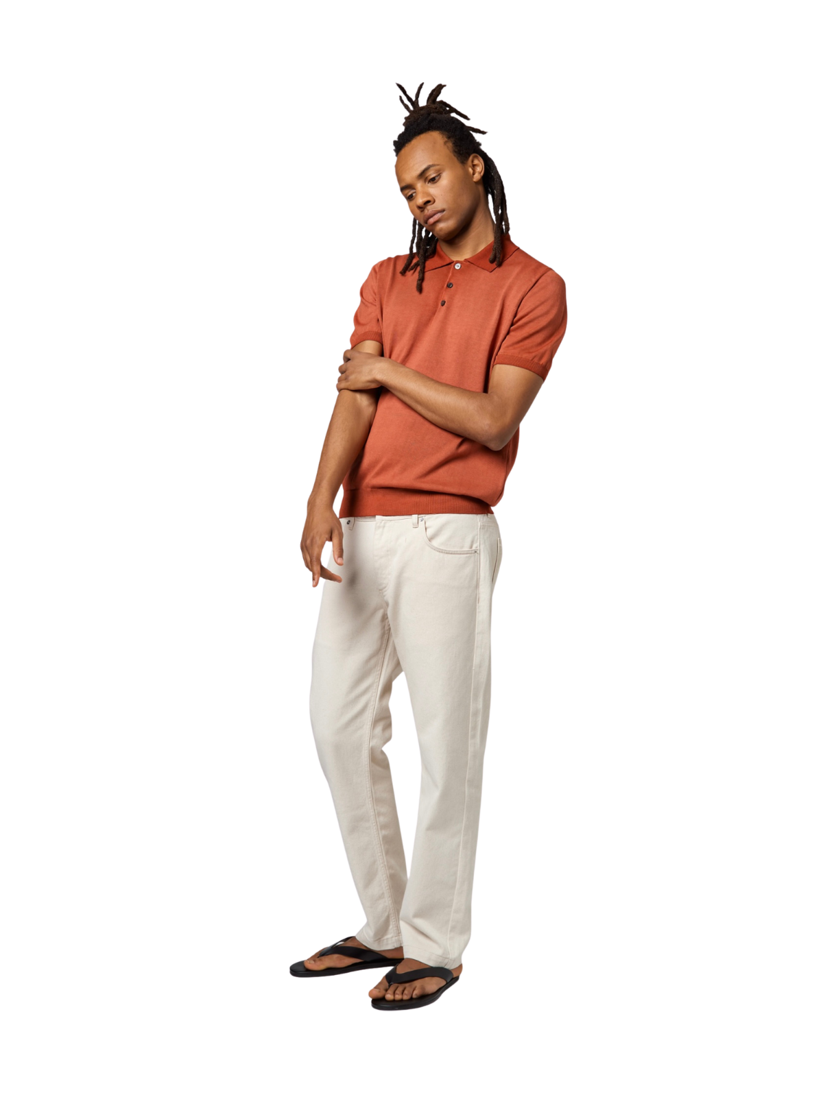 Polo in maglia di cotone