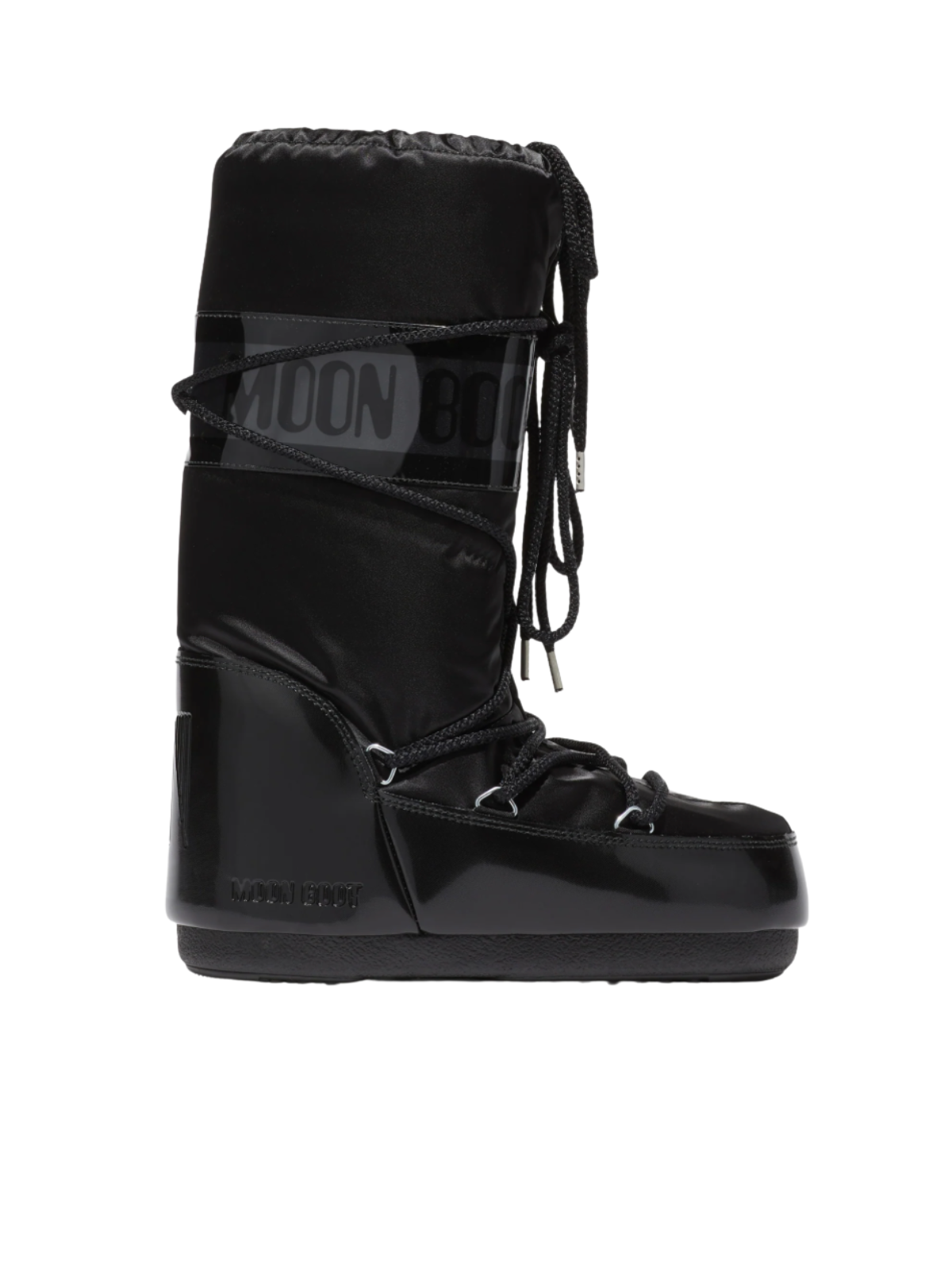 STIVALE ICON GLANCE NERO IN RASO