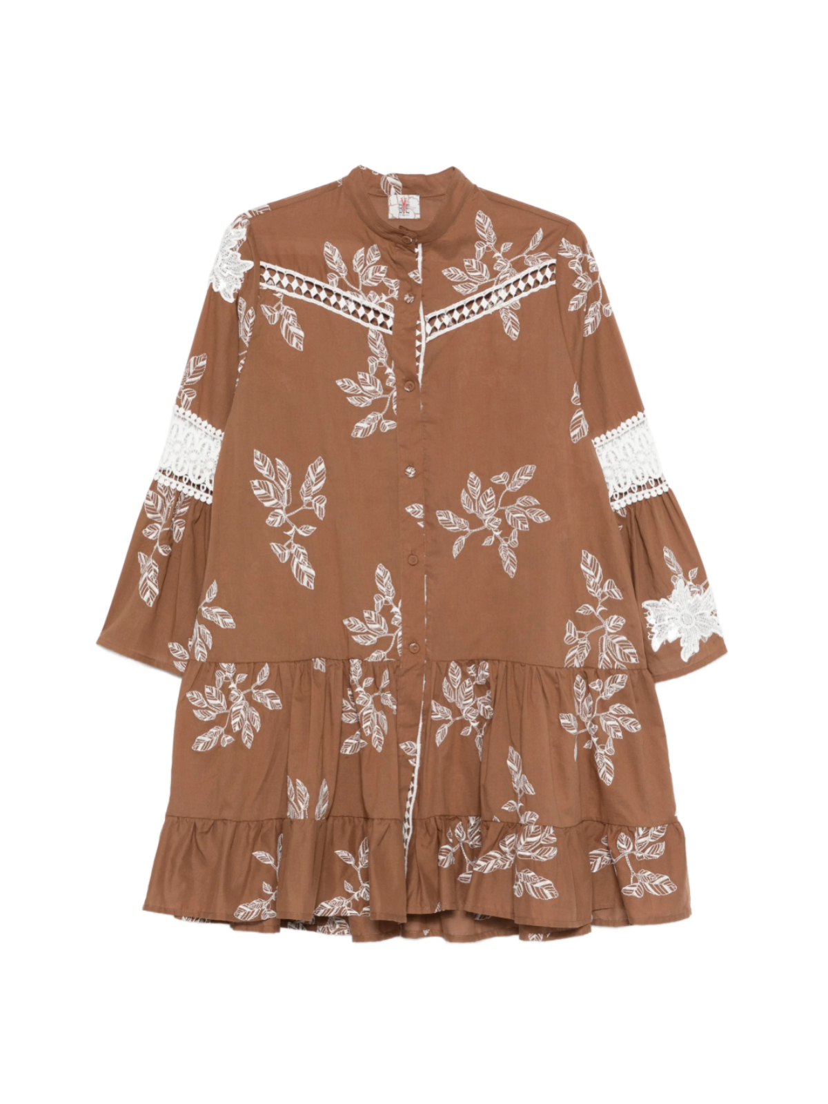 Abito midi con bottoni