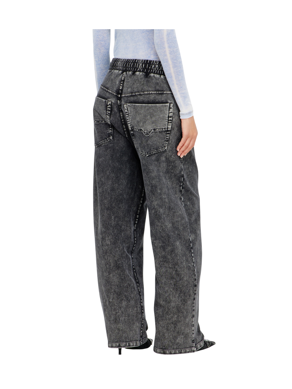P-STUKY JOGGINGHOSE IN DENIM-OPTIK