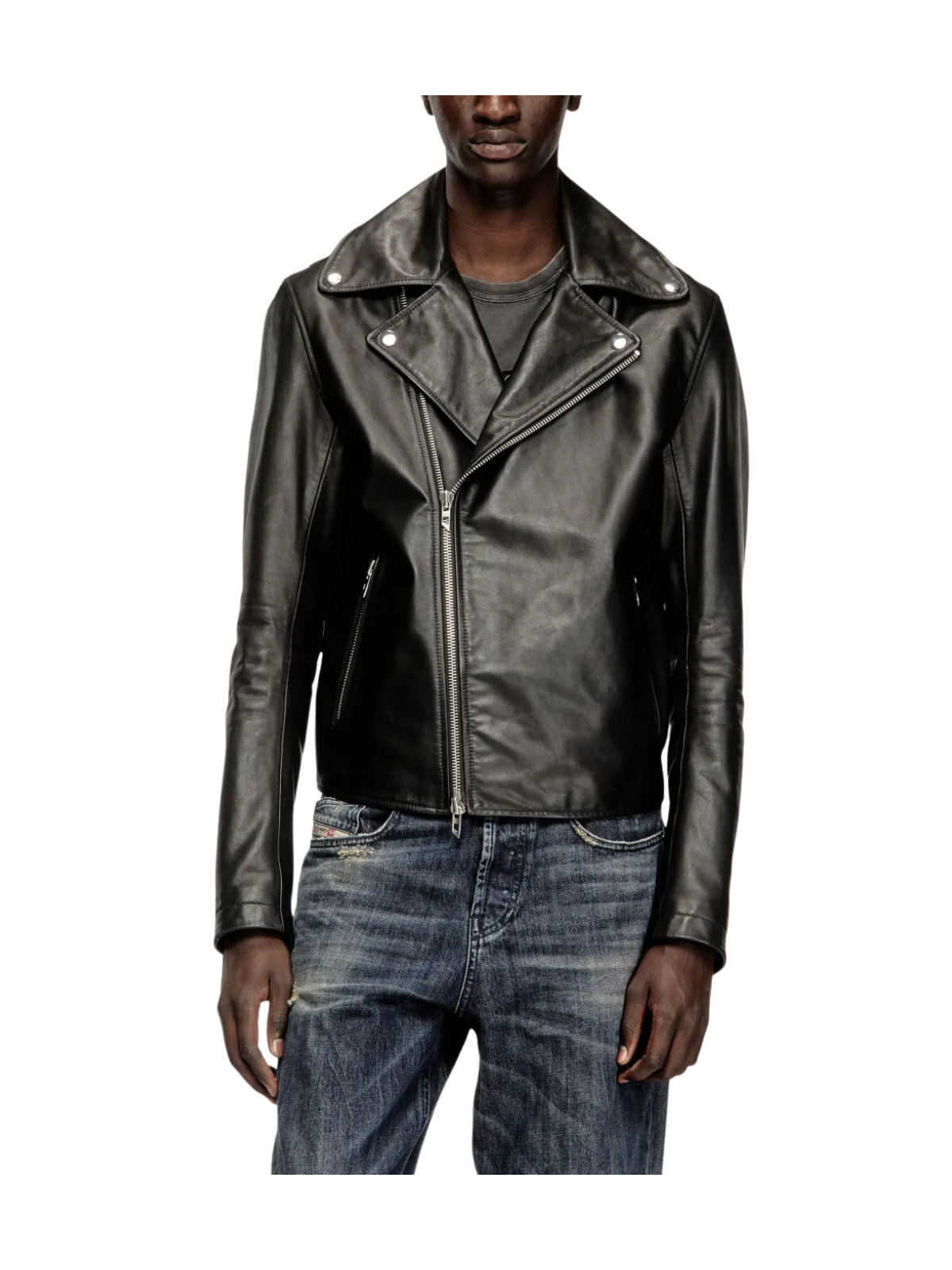L-Eo Wrd Leder Biker