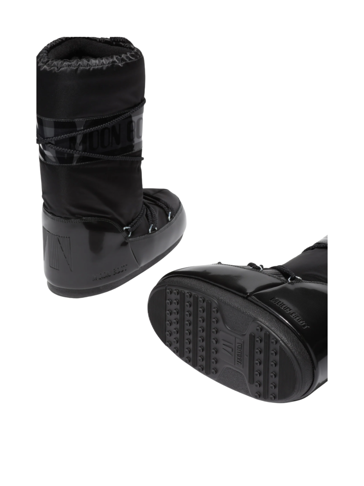 STIVALE ICON GLANCE NERO IN RASO