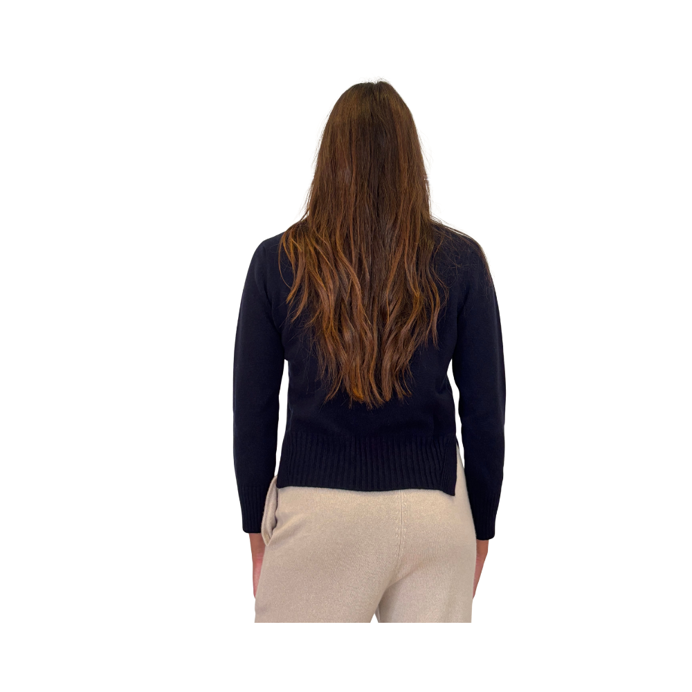 Dolcevita regular in lana e cashmere