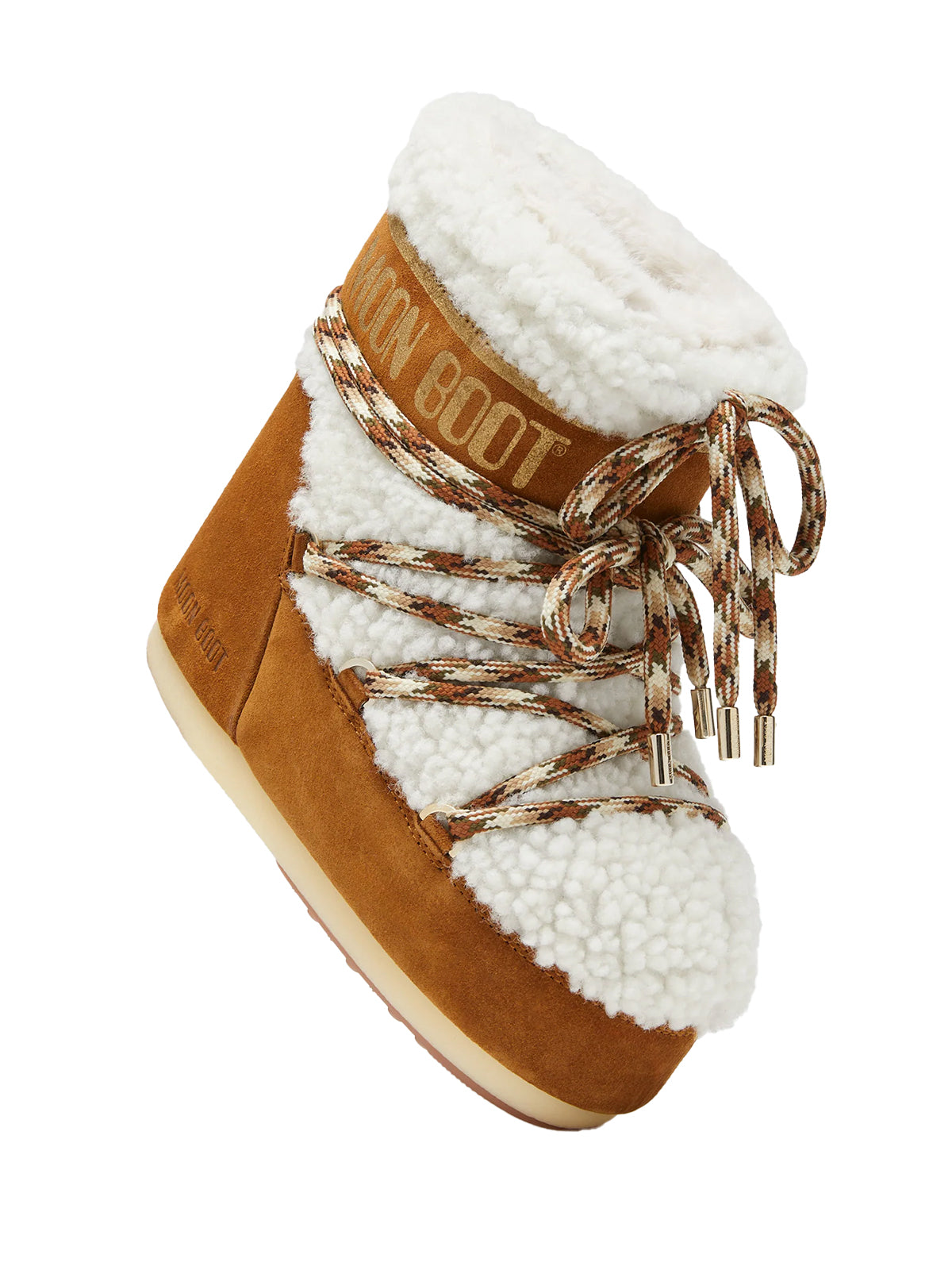 STIVALE ICON LOW MARRONE IN SHEARLING