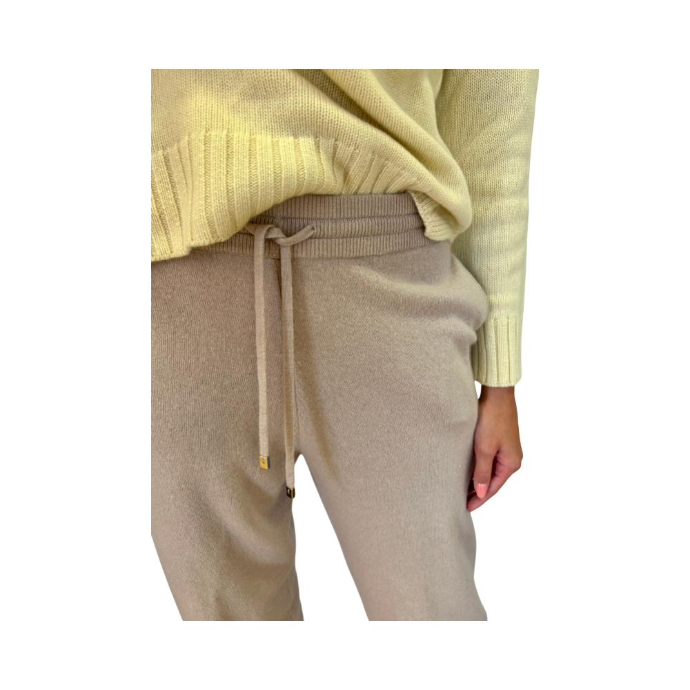 Pantalone in maglia di cashmere