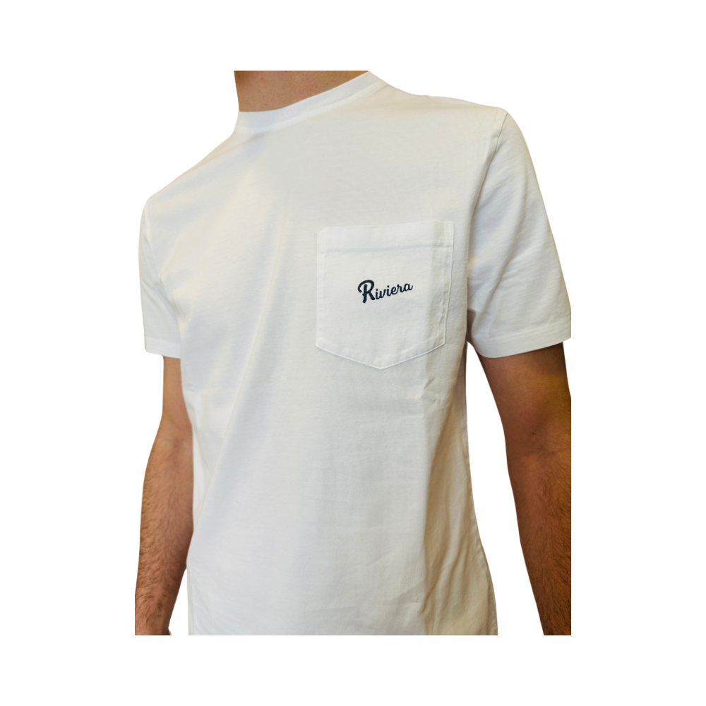 T-shirt pocket Raquette Riviera