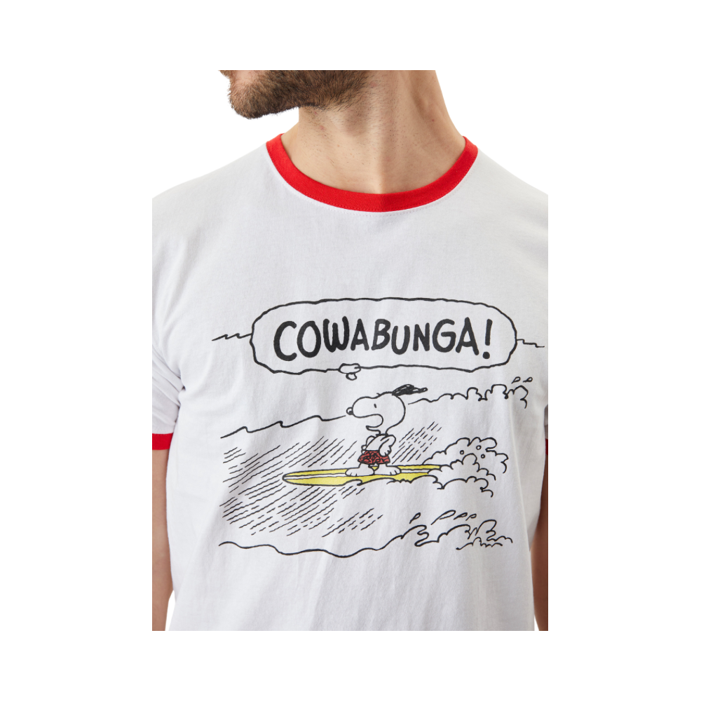 T-shirt girocollo Peanuts Cowabunga
