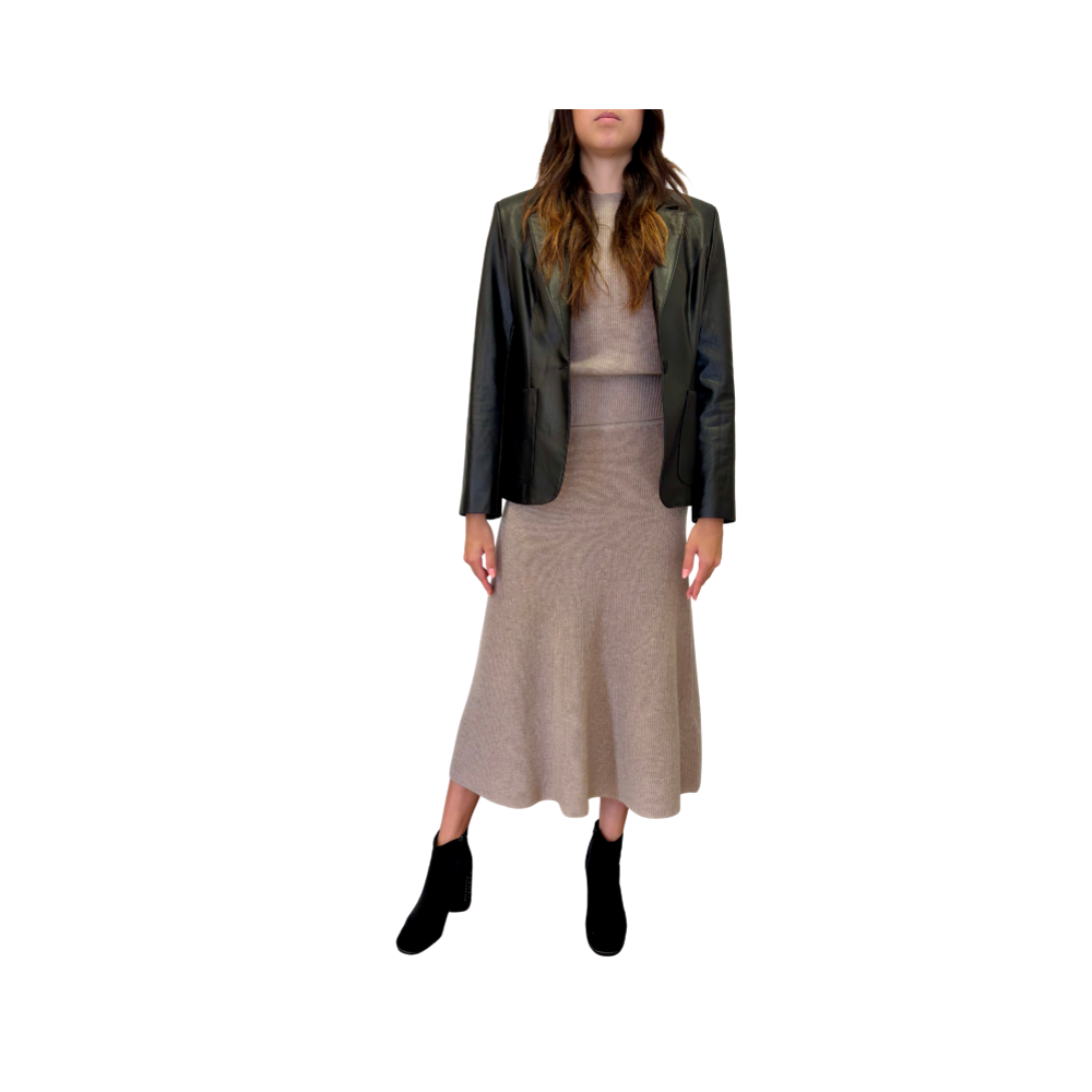 Blazer in ecopelle
