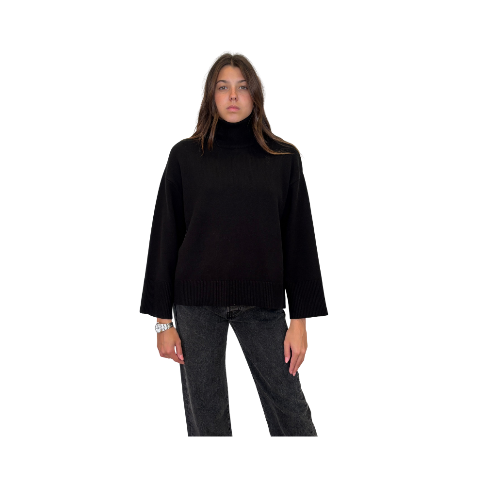 High neck manica kimono