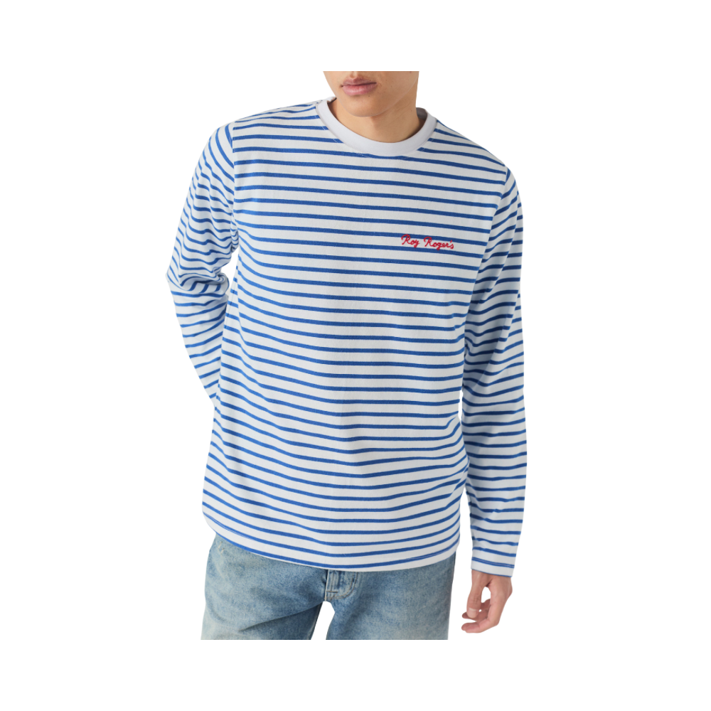 T-shirt girocollo a righe