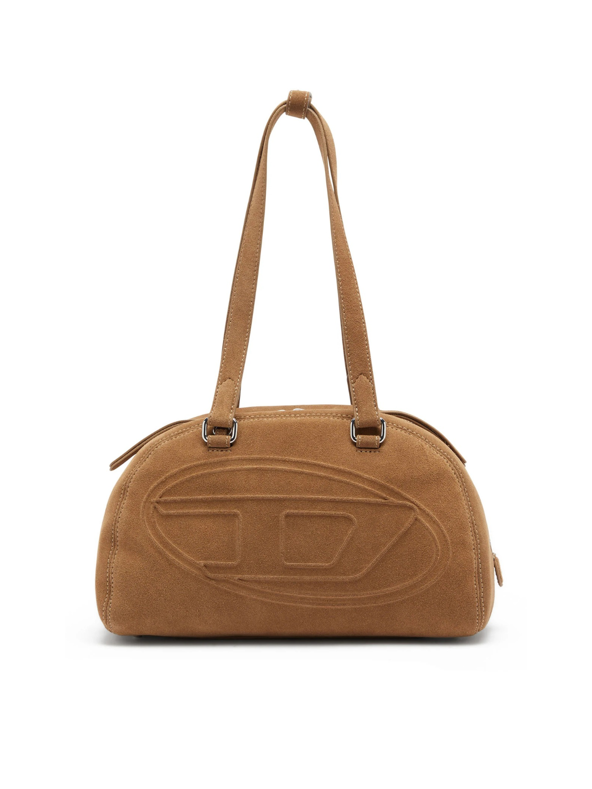 1DR Dome- Borsa A Spalla Scamosciata Con Logo Oval D