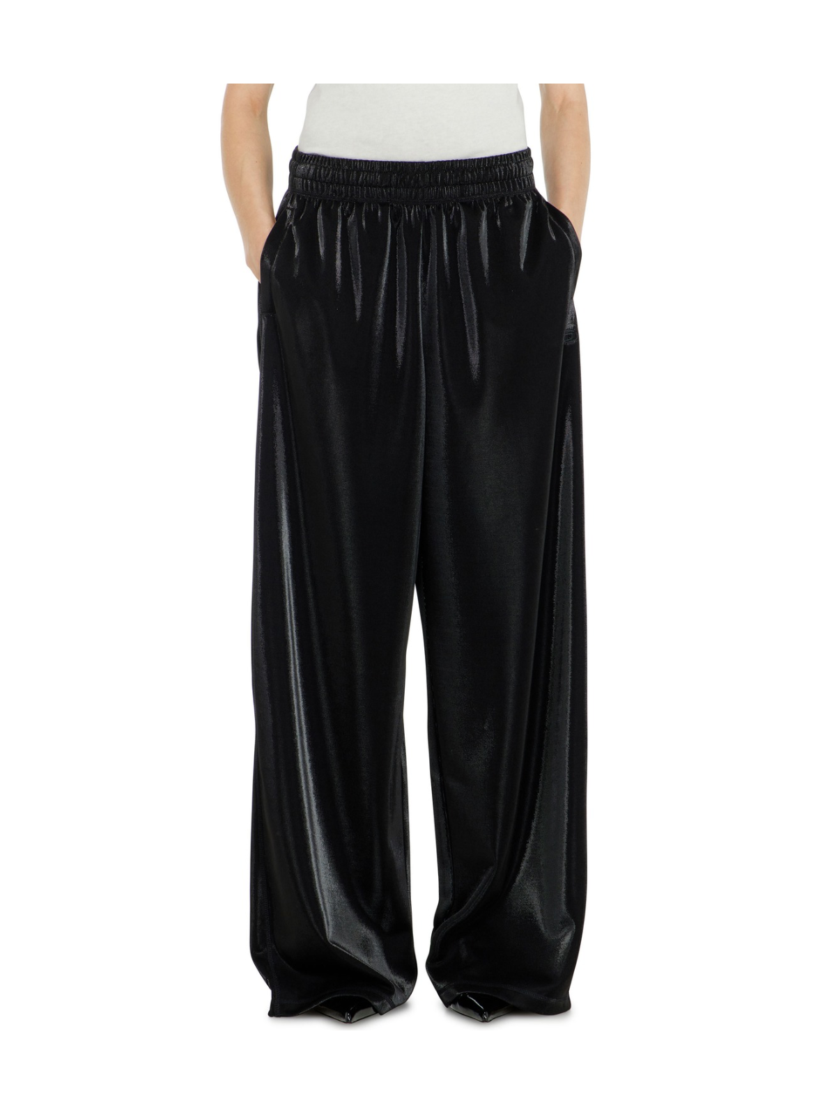P-ROSY Pantaloni Da Tuta In Piquet Lucido