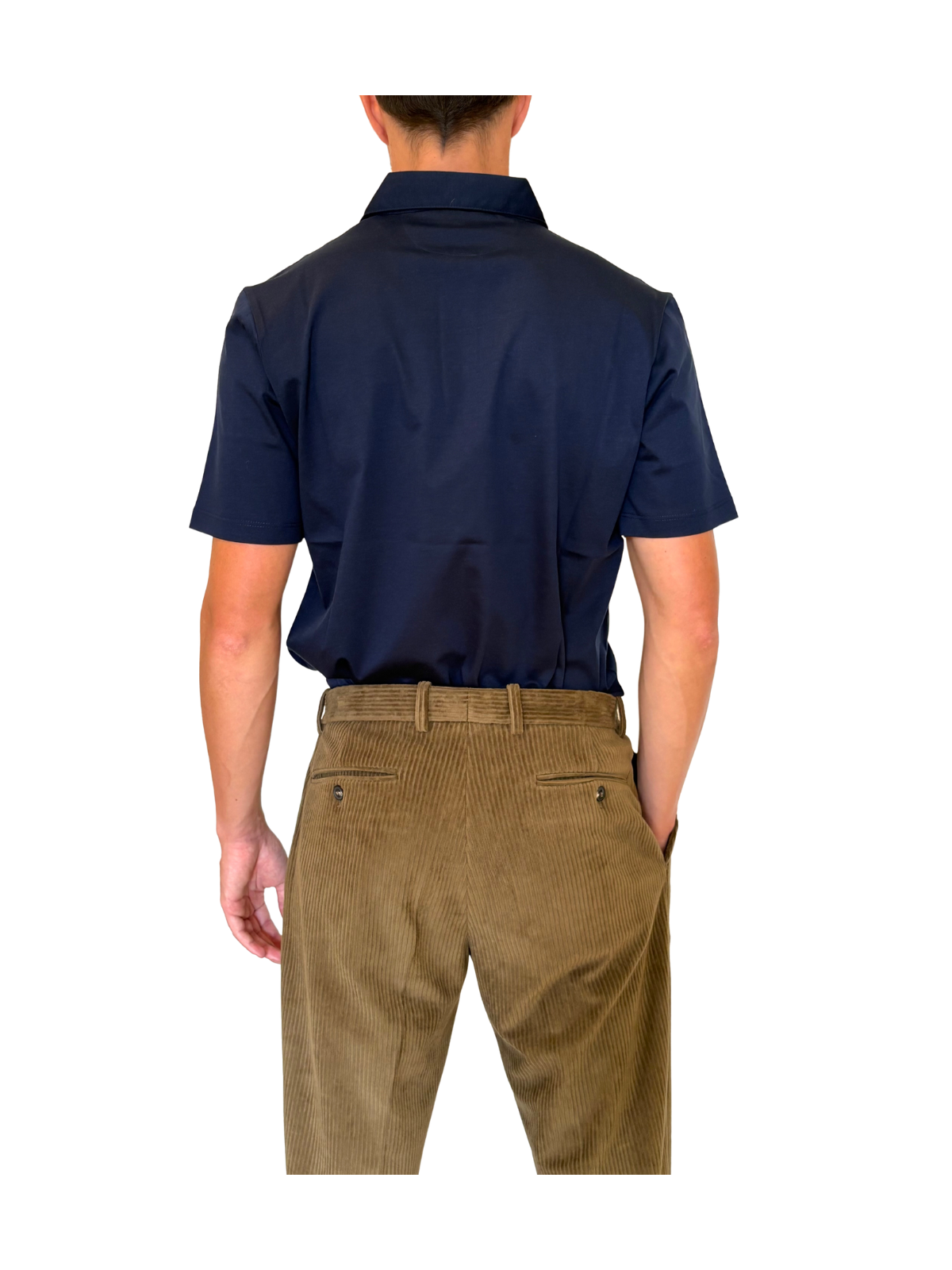PANTALONE DUALFIT IN VELLUTO CON PINCE