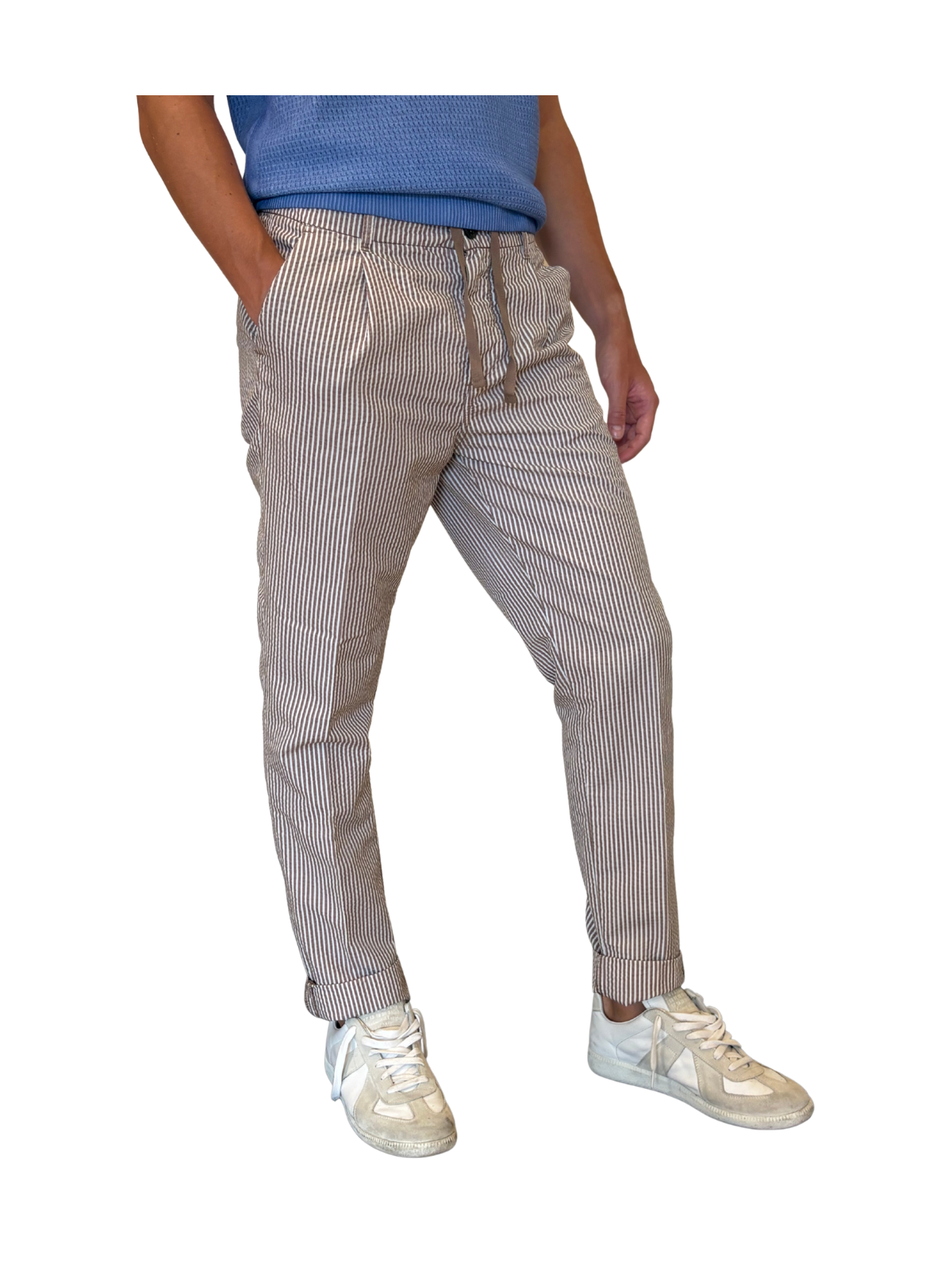 PANTALONE IN SEERSUCKER