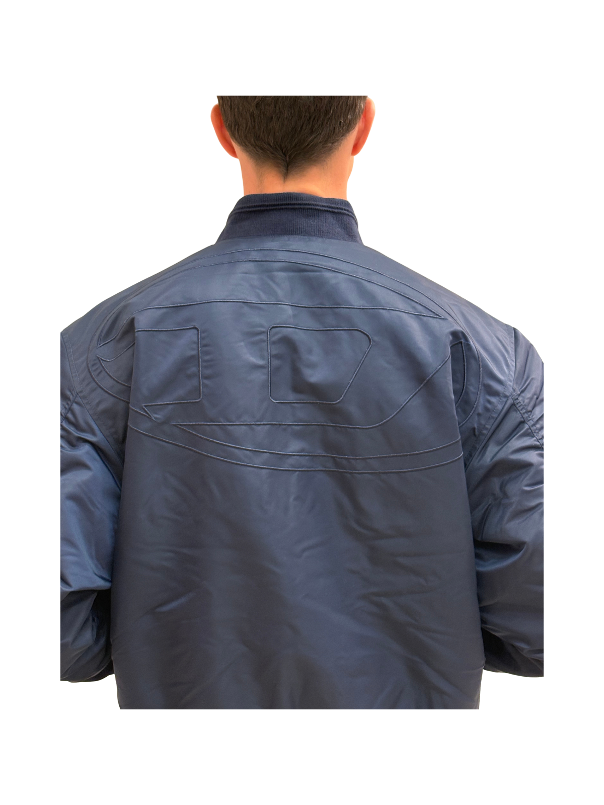 W-TYPE-D1 Giacca Bomber Imbottita Con Ricamo Oval D