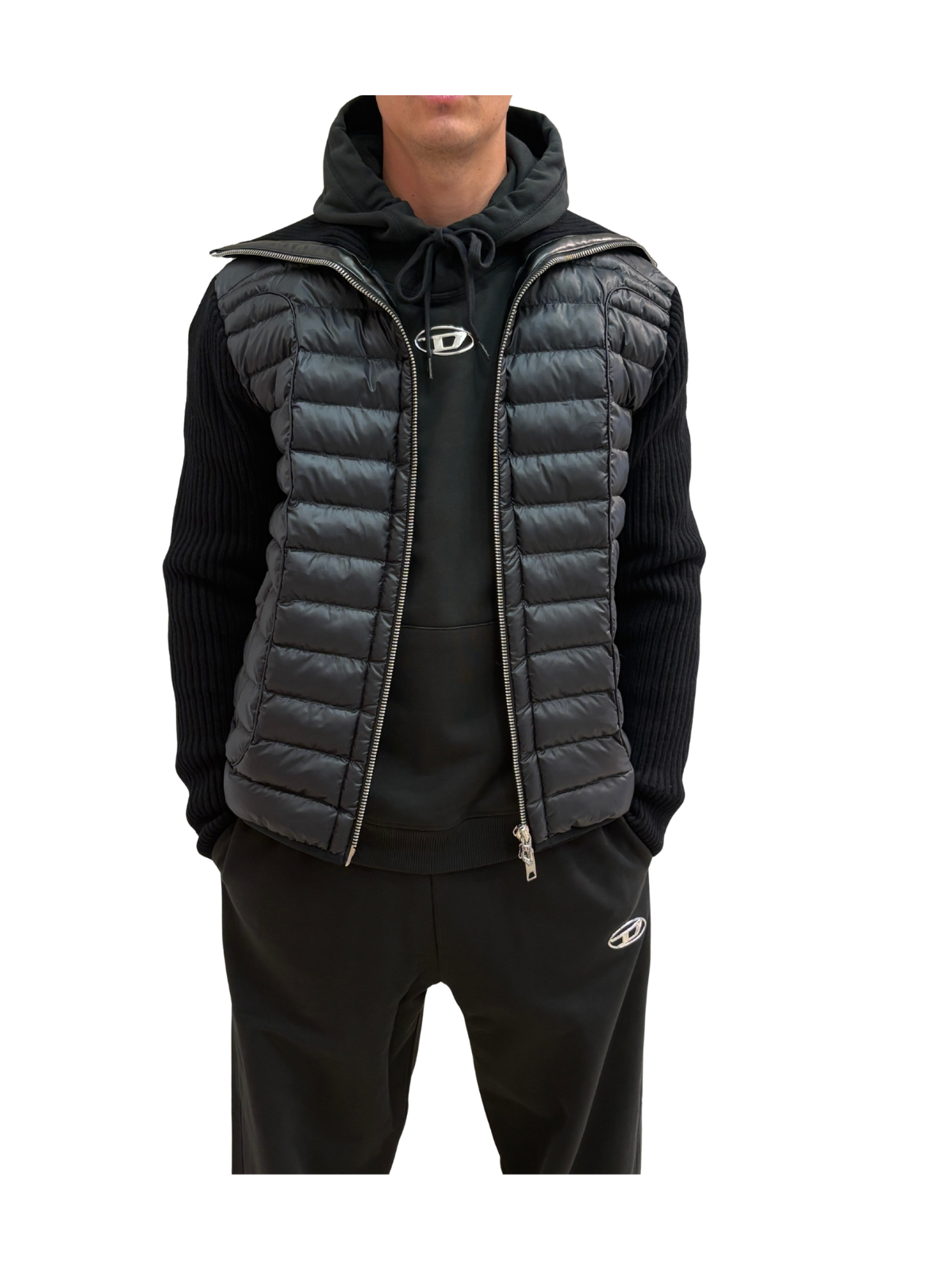 GIUBBOTTO IN MAGLIA IMBOTTITO W-SAYER