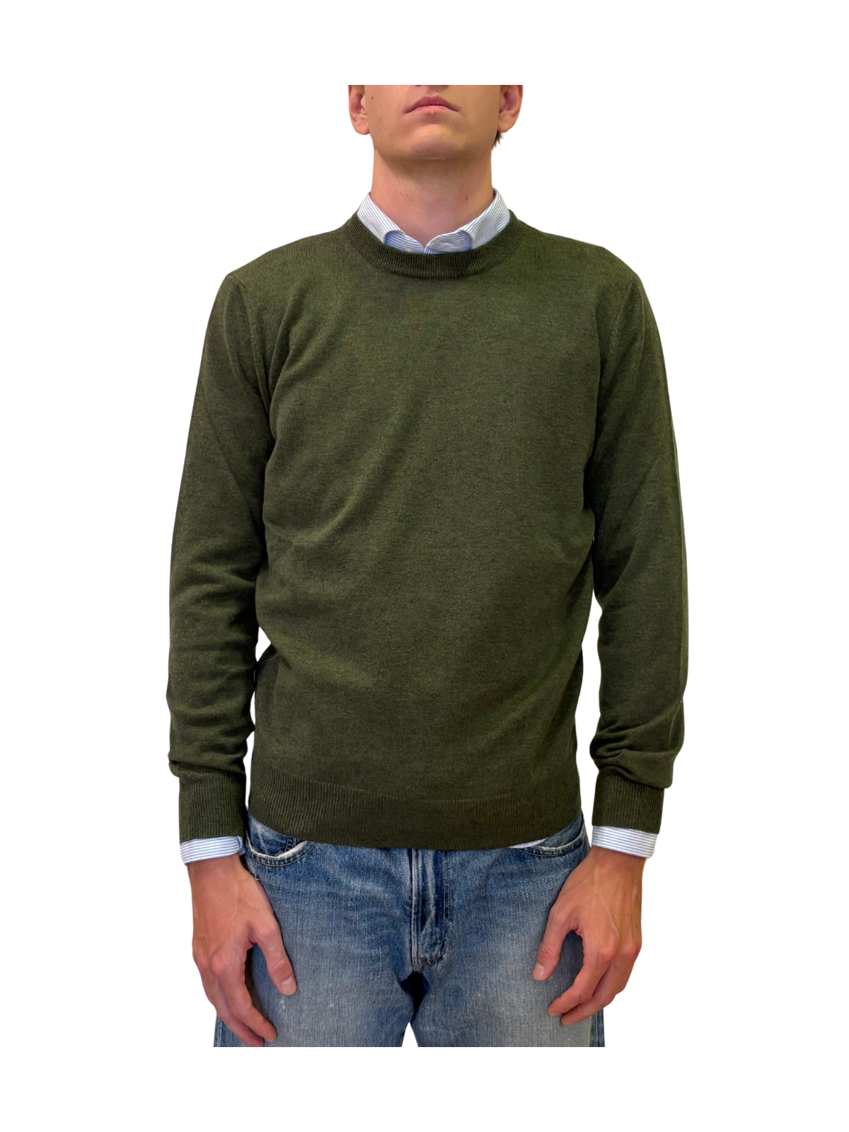 MAGLIA GIROCOLLO IN LANA E CASHMERE