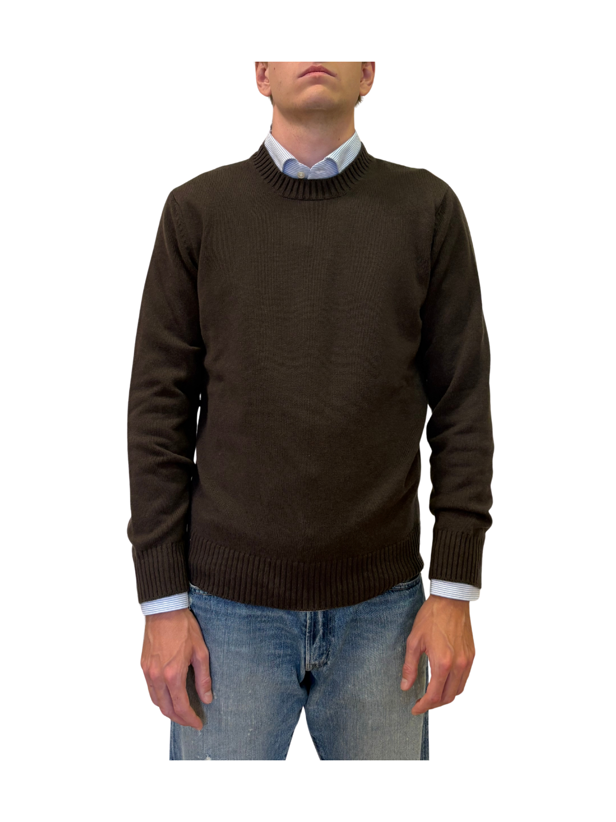 Maglia girocollo in cashmere