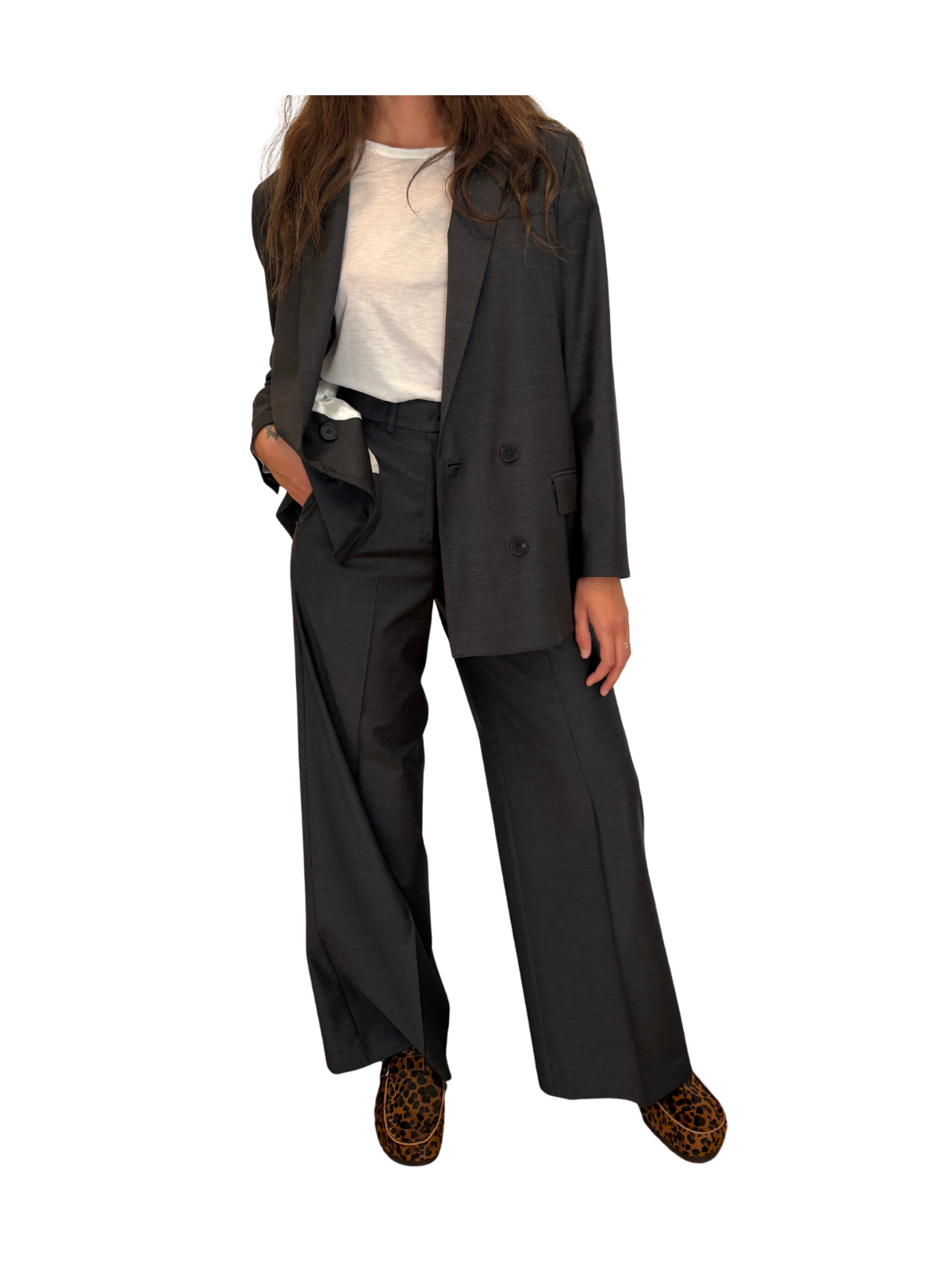 PANTALONI IN FRESCO LANA
