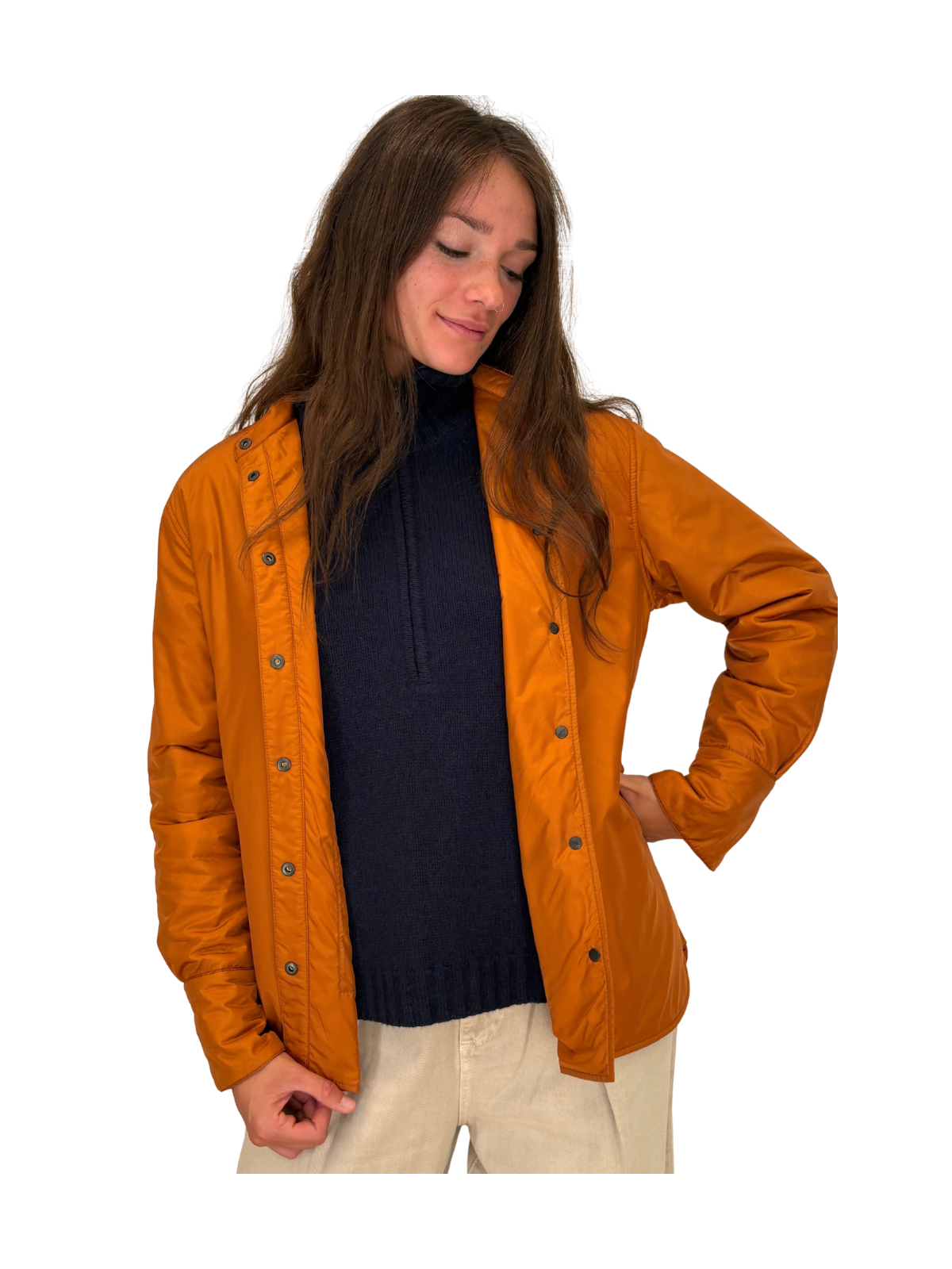 OVERSHIRT GLUE IN NYLON IMBOTTITA CON OVATTA THERMORE®