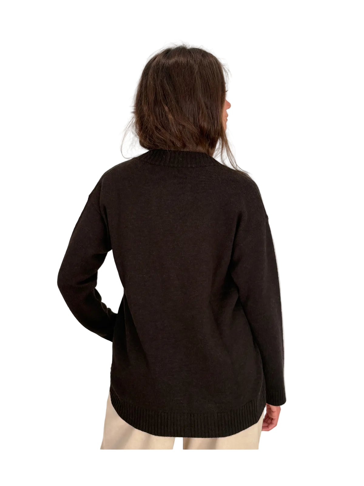 CARDIGAN OVER SIZE IN LANA E CASHMERE
