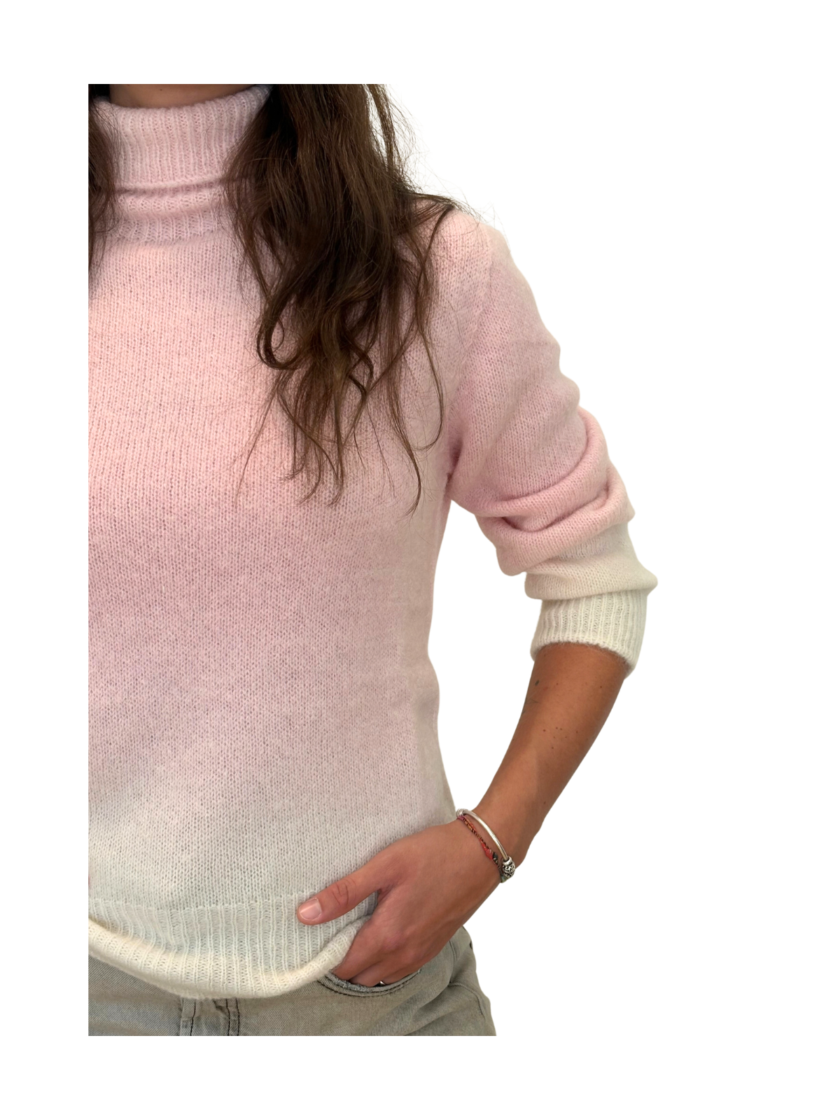 MAGLIA DOLCEVITA SFUMATA IN ALPACA