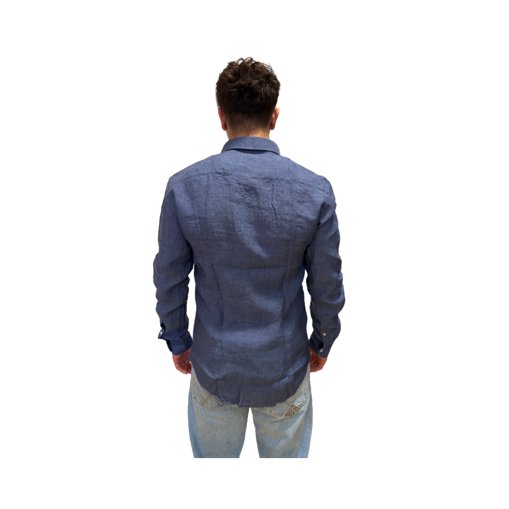 Camicia in lino washed