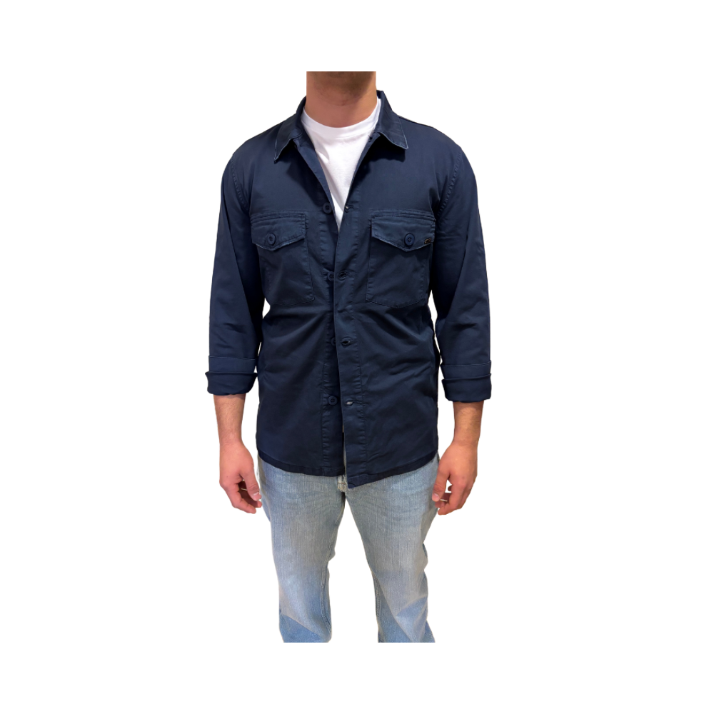 Giacca-camicia in tela di cotone
