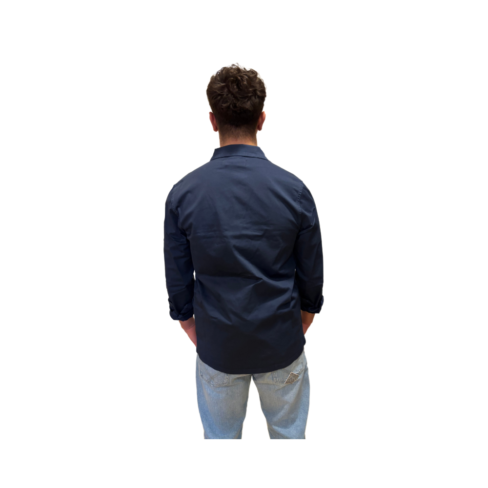 Giacca-camicia in tela di cotone