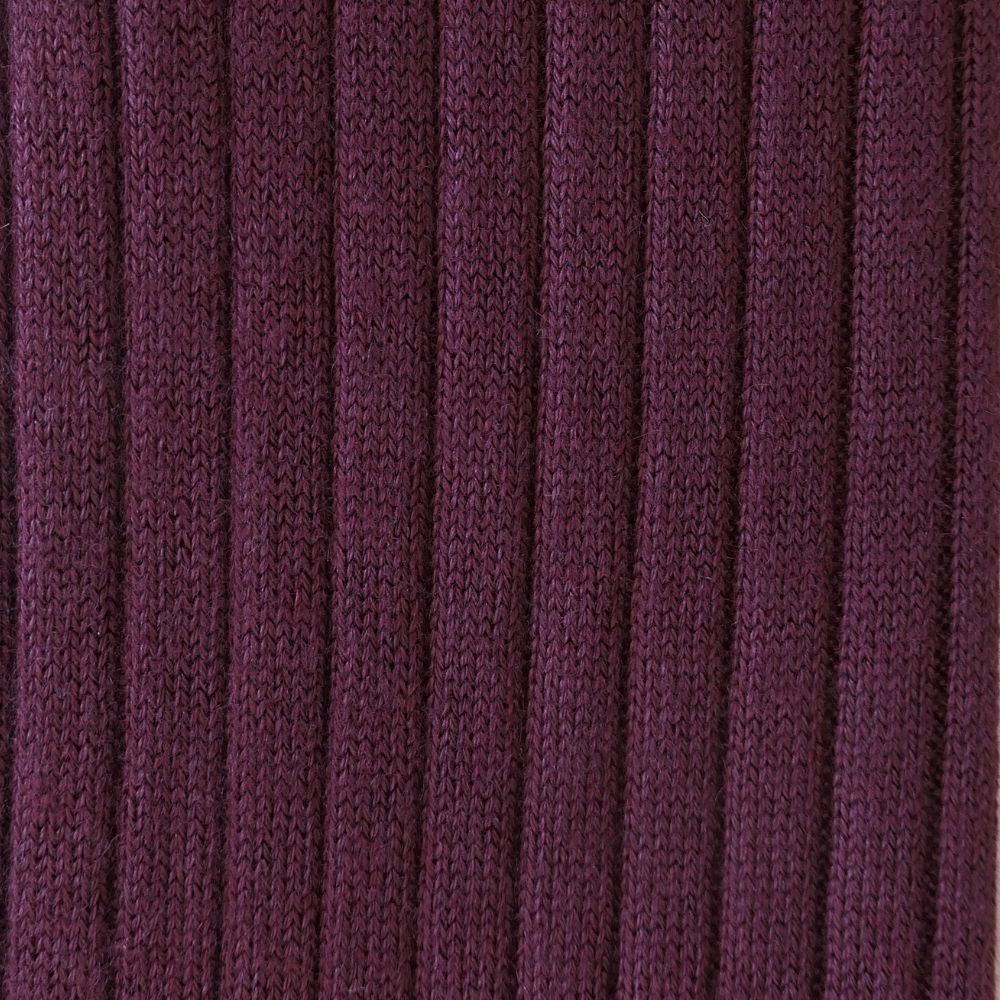 Classic rib calze lunghe uomo cashmere