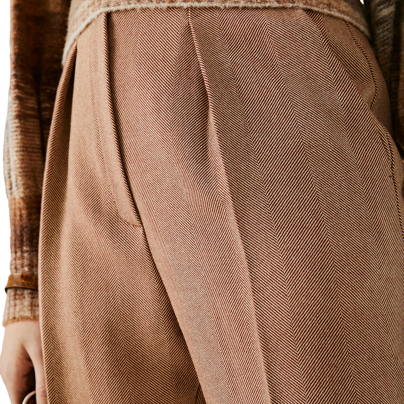 Beatrice B | Pantaloni in tessuto spigato