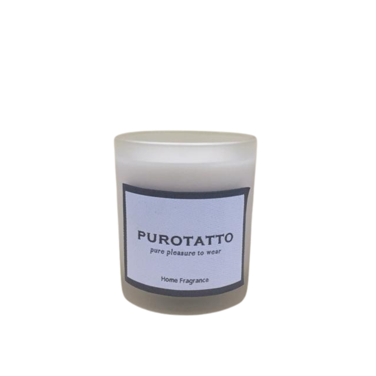 Candela in cera vegetale