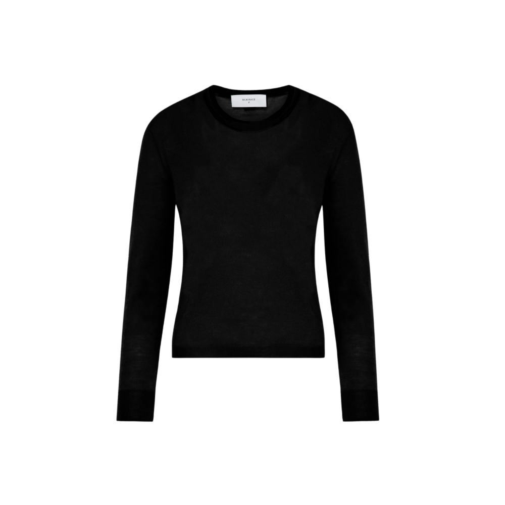 Pullover in lana seta e cashmere