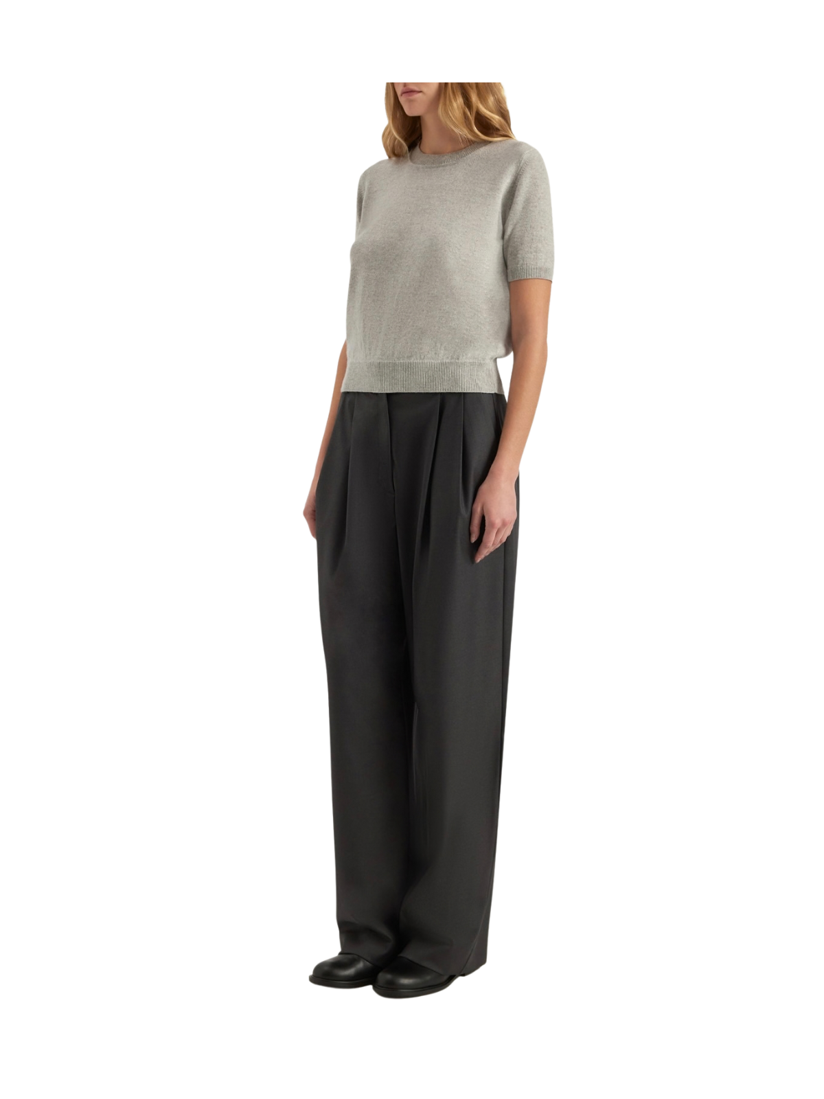 GIROCOLLO CROP MANICA CORTA