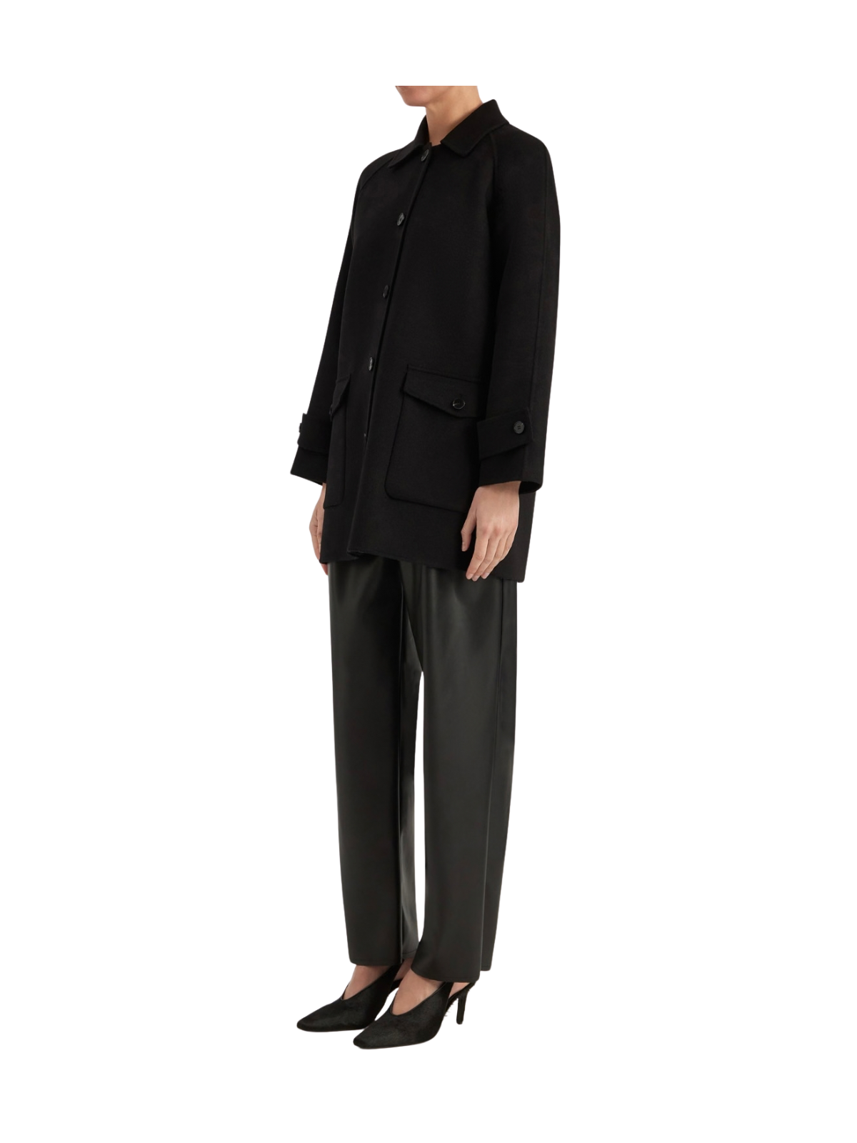 SHORT SINGLE-BREASTED COAT