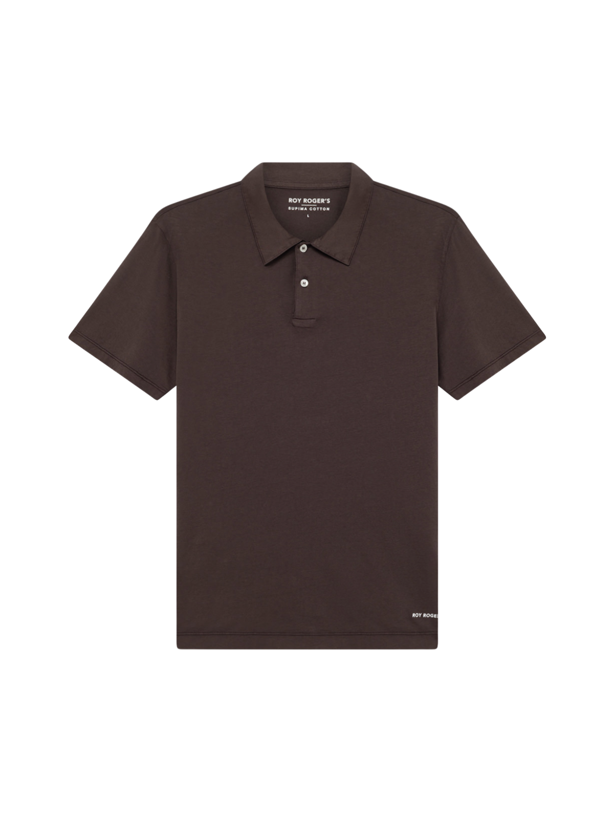 Supima jersey polo shirt