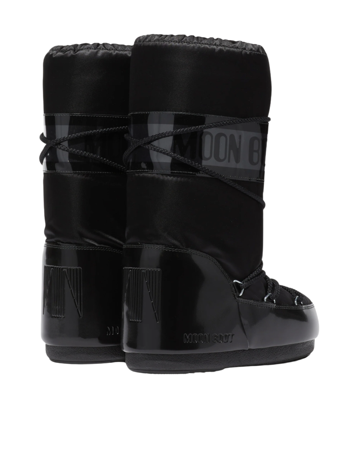 STIVALE ICON GLANCE NERO IN RASO