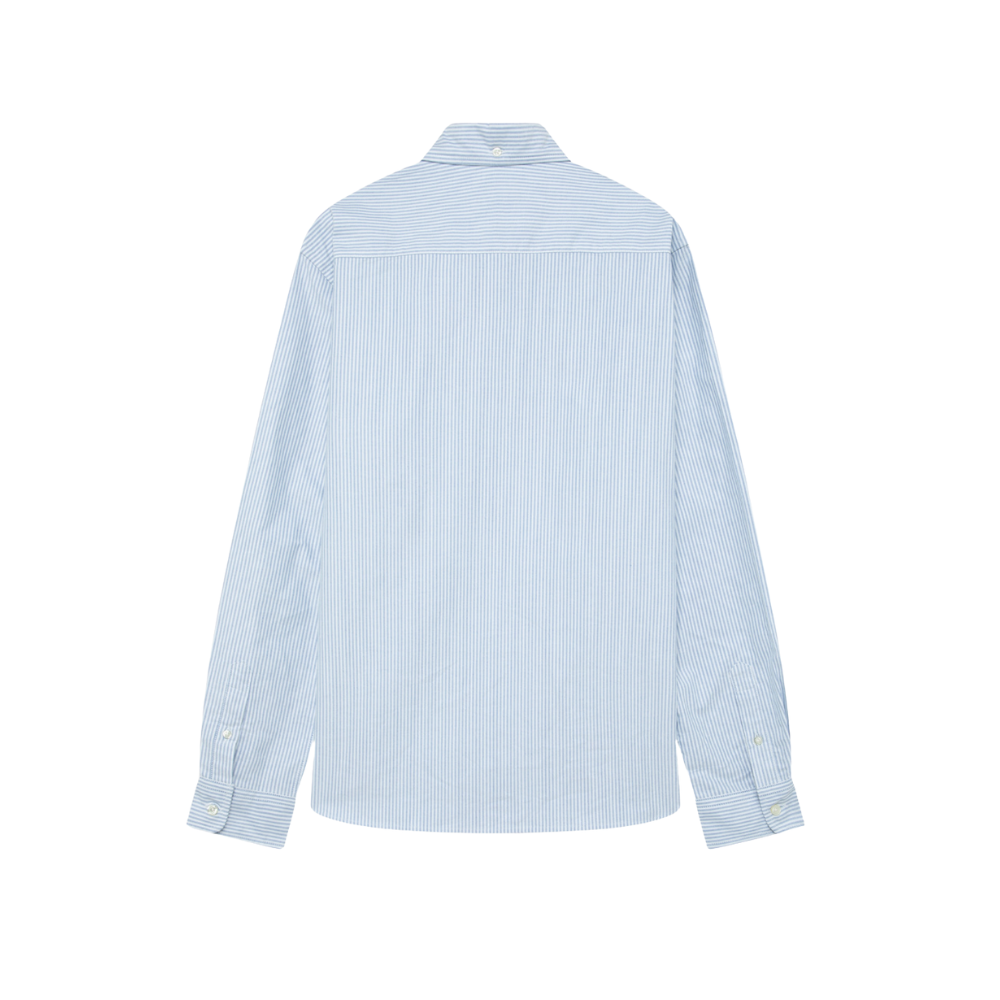 Camicia Oxford in popeline a righe