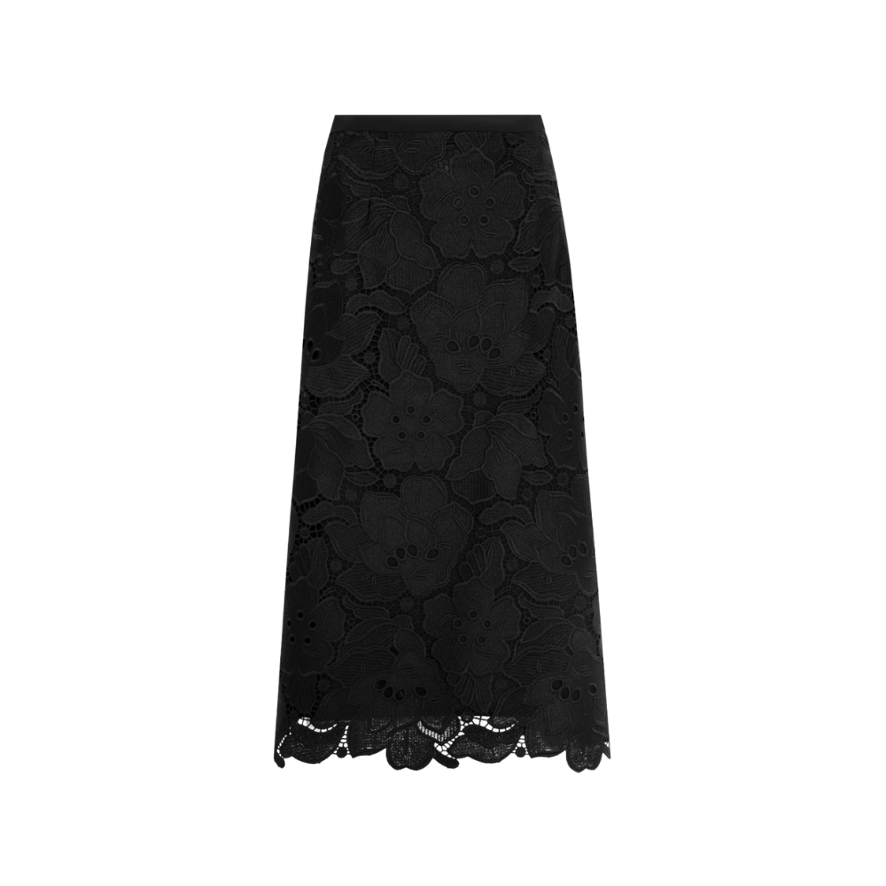 Gonna in pizzo macramè