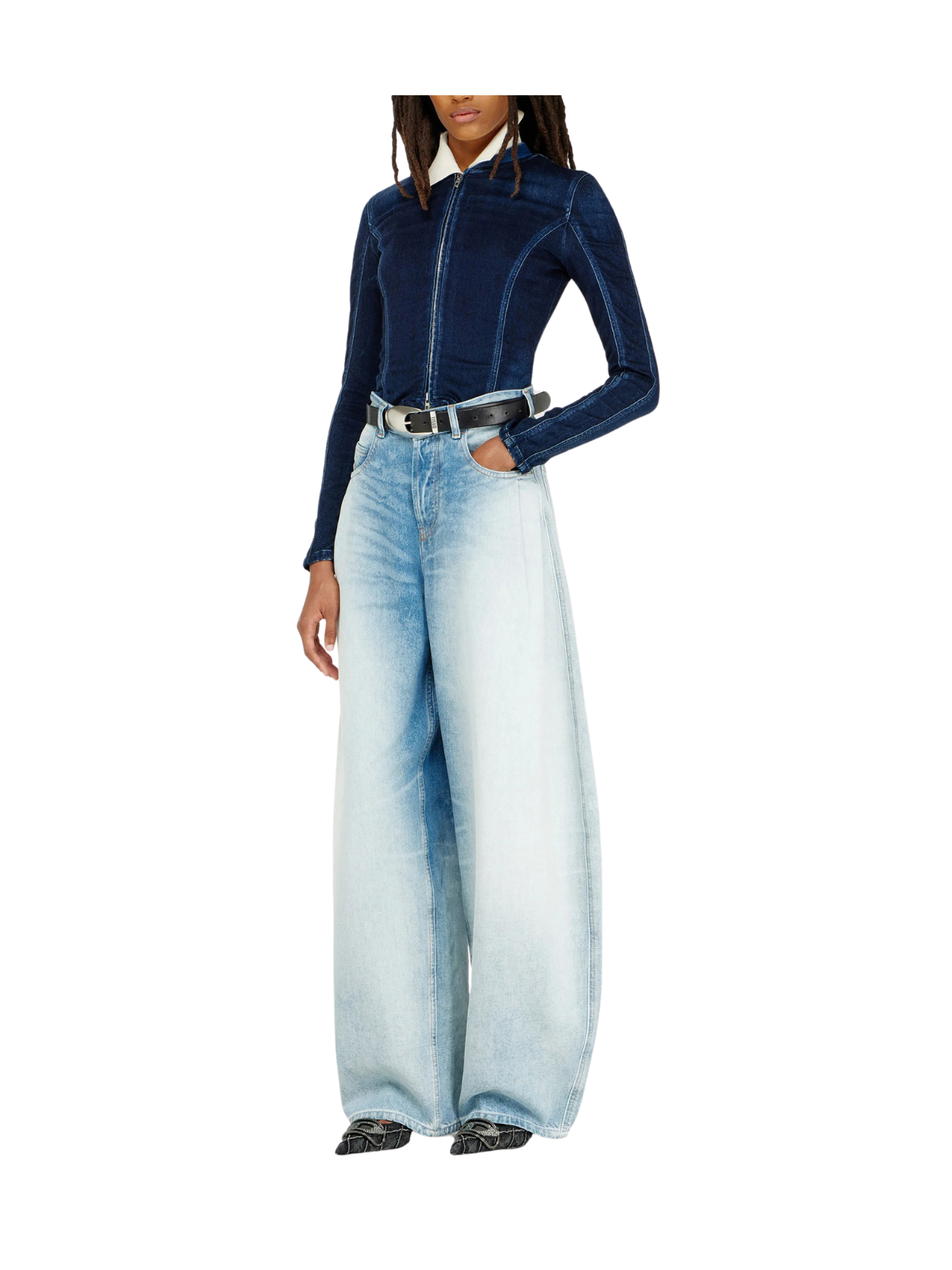 GIACCA CROPPED IN JOGGJEANS