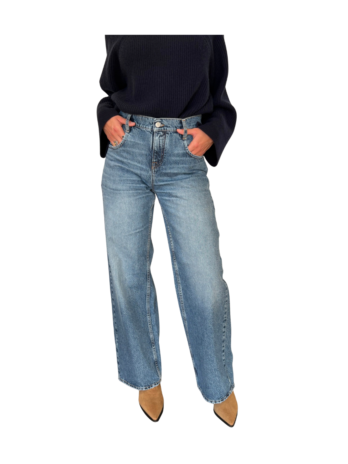 JEANS AIDA LOW NATURAL VINTAGE