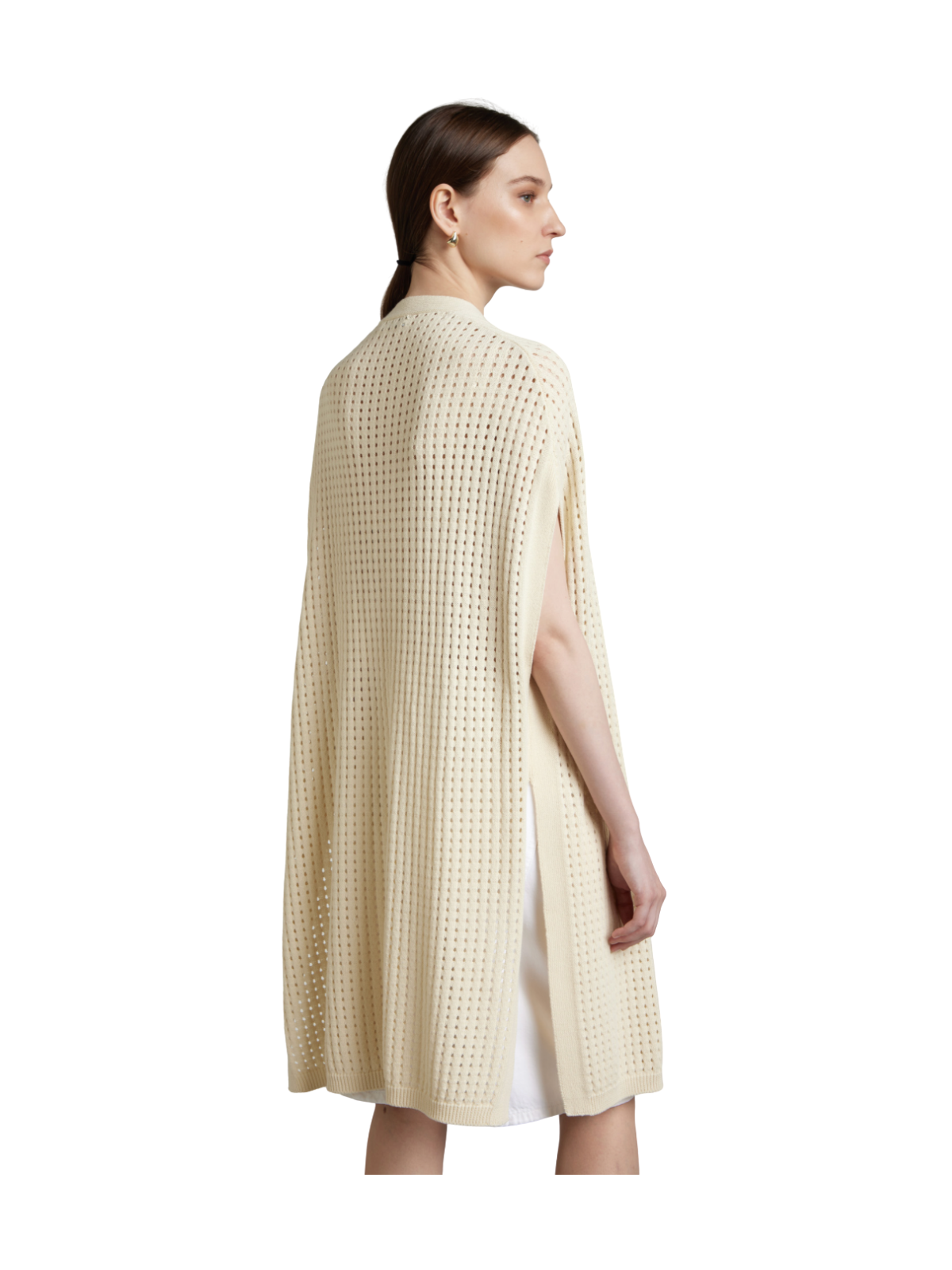 Gilet lungo traforato